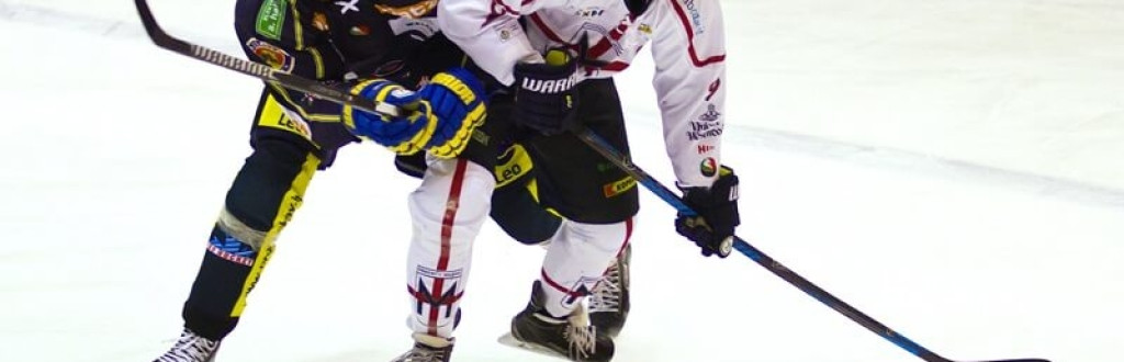 Hockey Slapshot in ice hockey