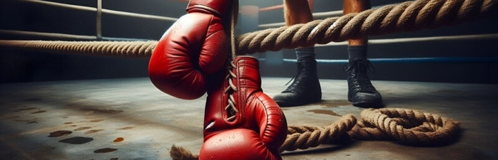 boxing gloves in the ring