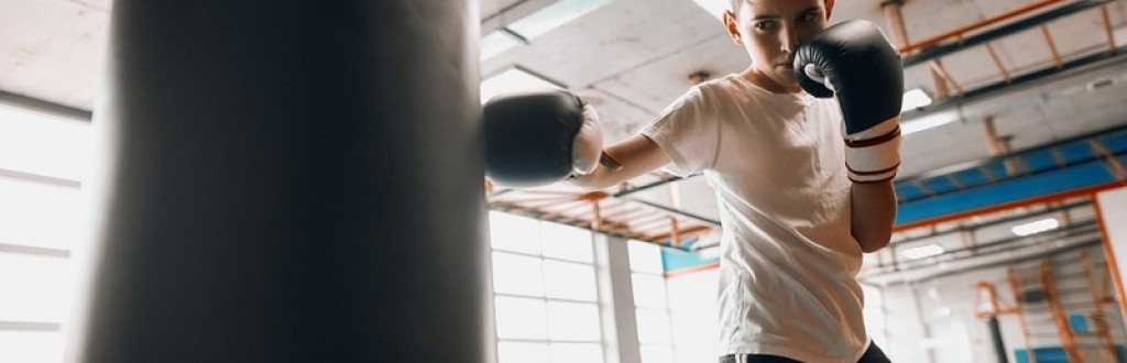 boy doing boxing